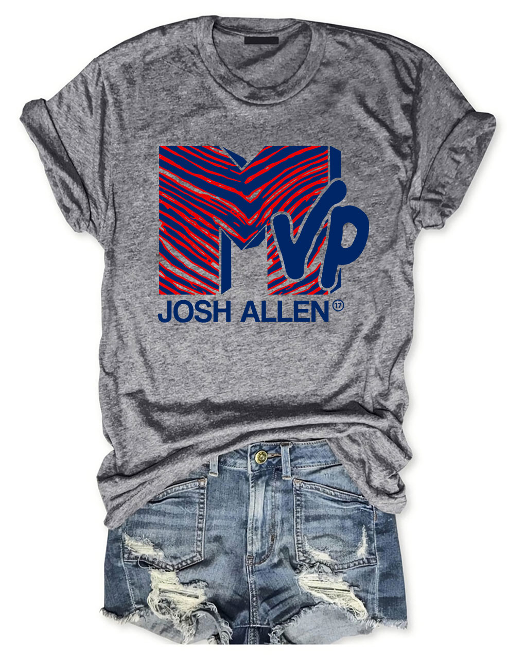 Josh Allen 17 MVP Tee Buffalo Funny T-Shirt
