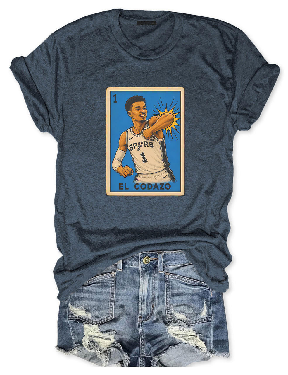 El Codazo Spurs Funny Basketball T-shirt