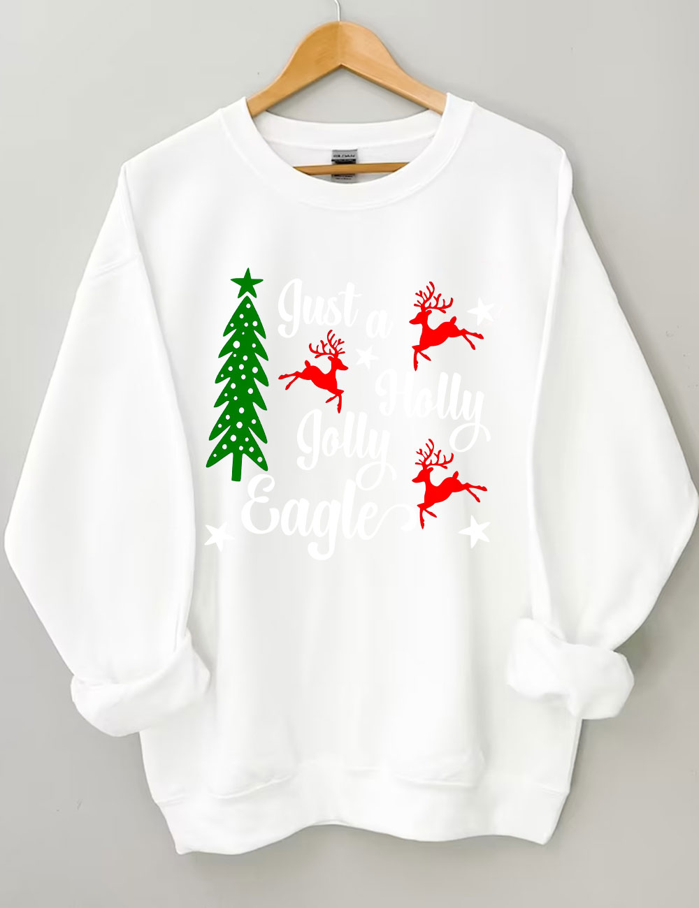 Christmas Eagles Football Sweatshirt