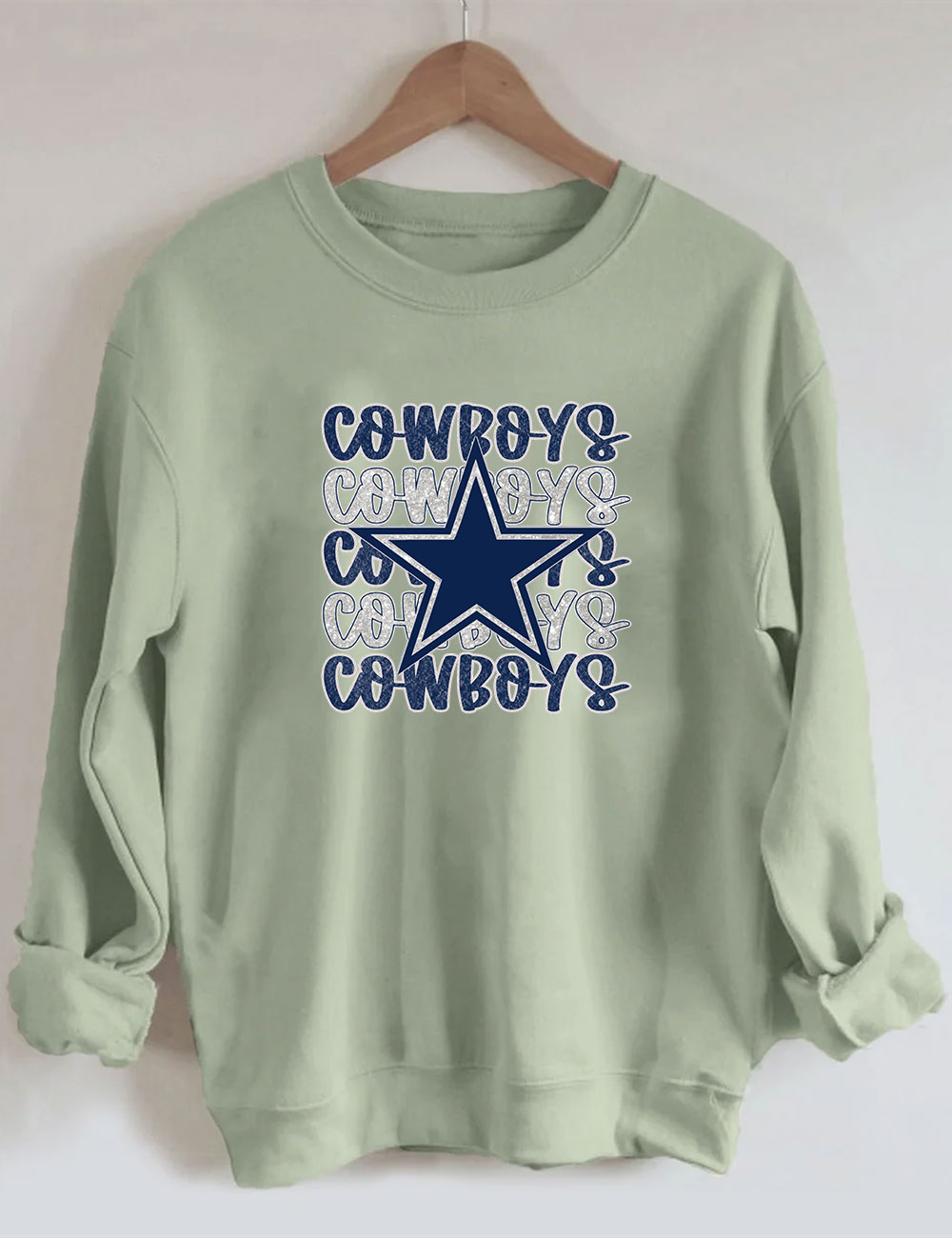 Cowboys Star Football Sweatshirt
