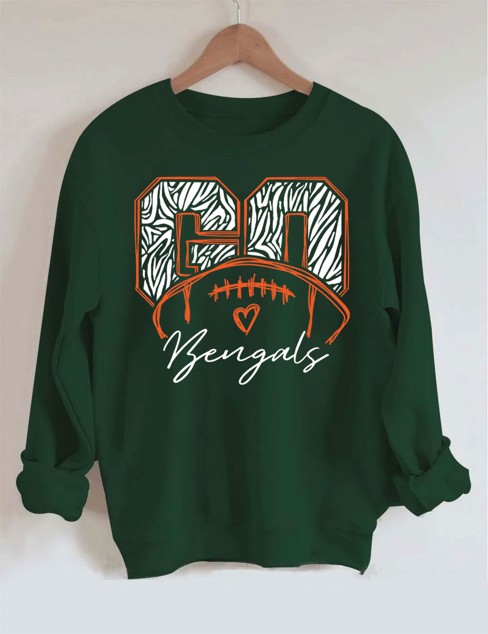 Go Bengals Football Sweatshirt