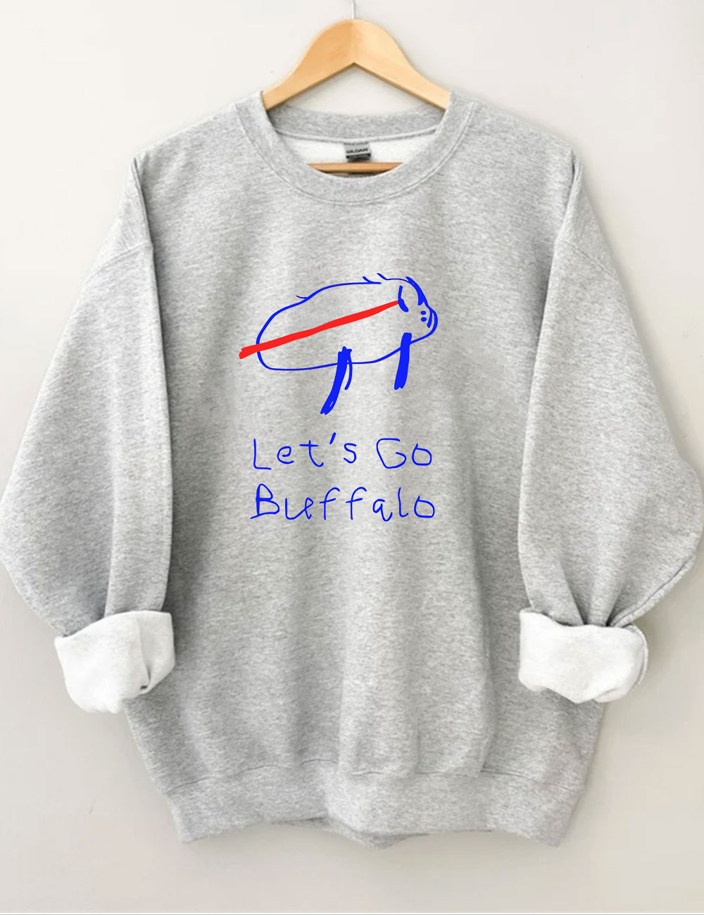 Let's Go Funny Buffalo Sweatshirt