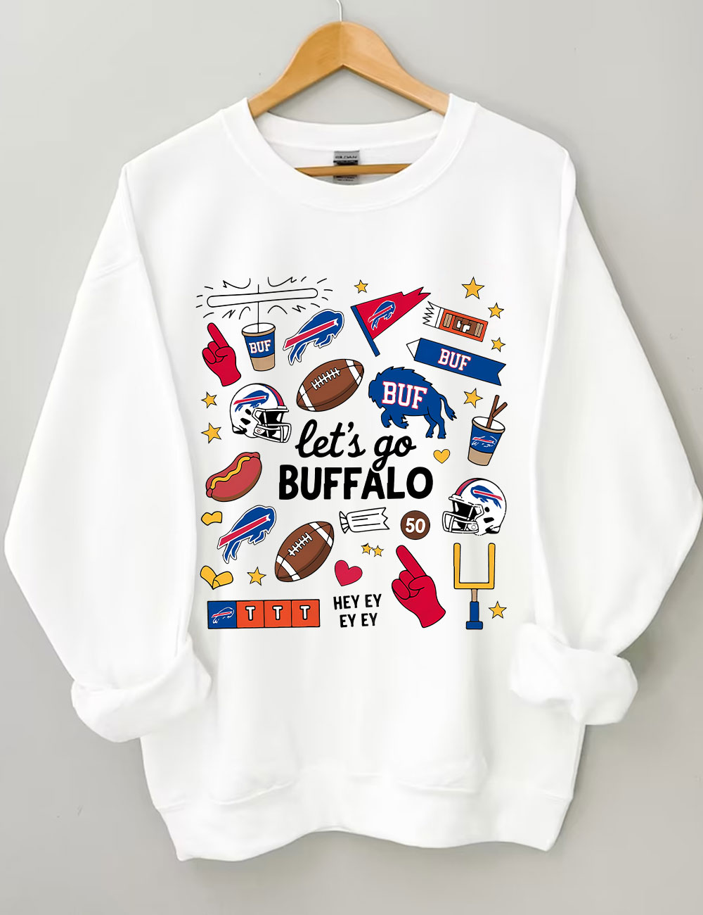 Let's Go Funny Buffalo Funny Sweatshirt