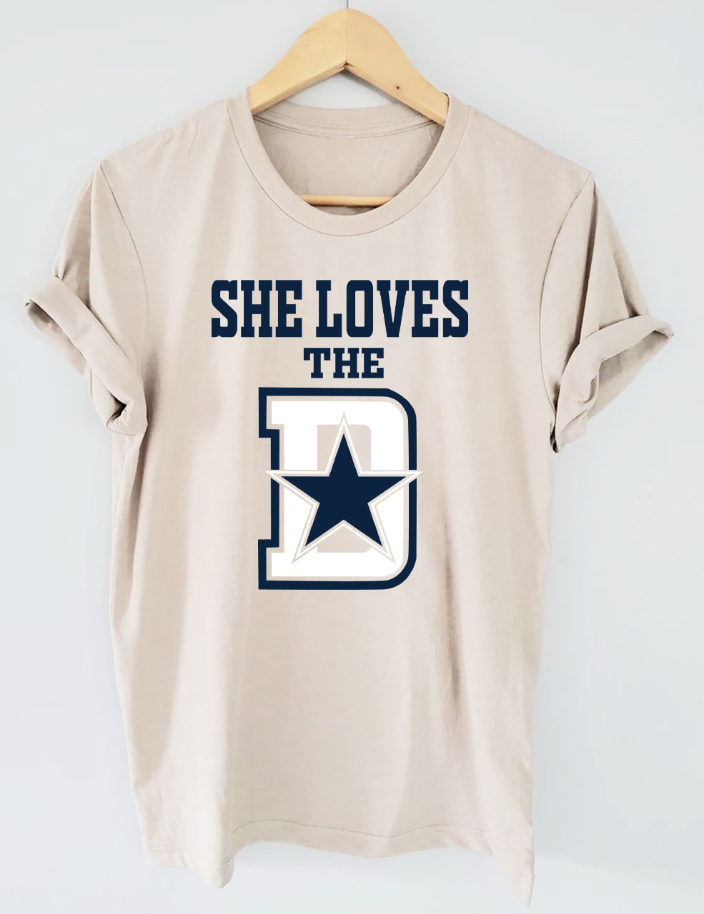 She Loves The Dallas Cowboys Football T-Shirt