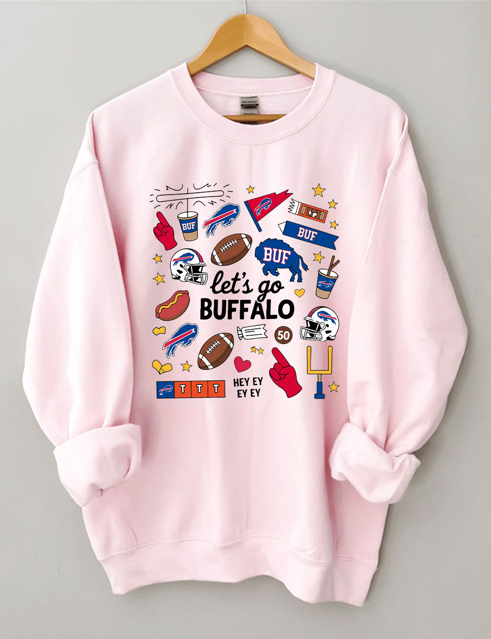 Let's Go Funny Buffalo Funny Sweatshirt