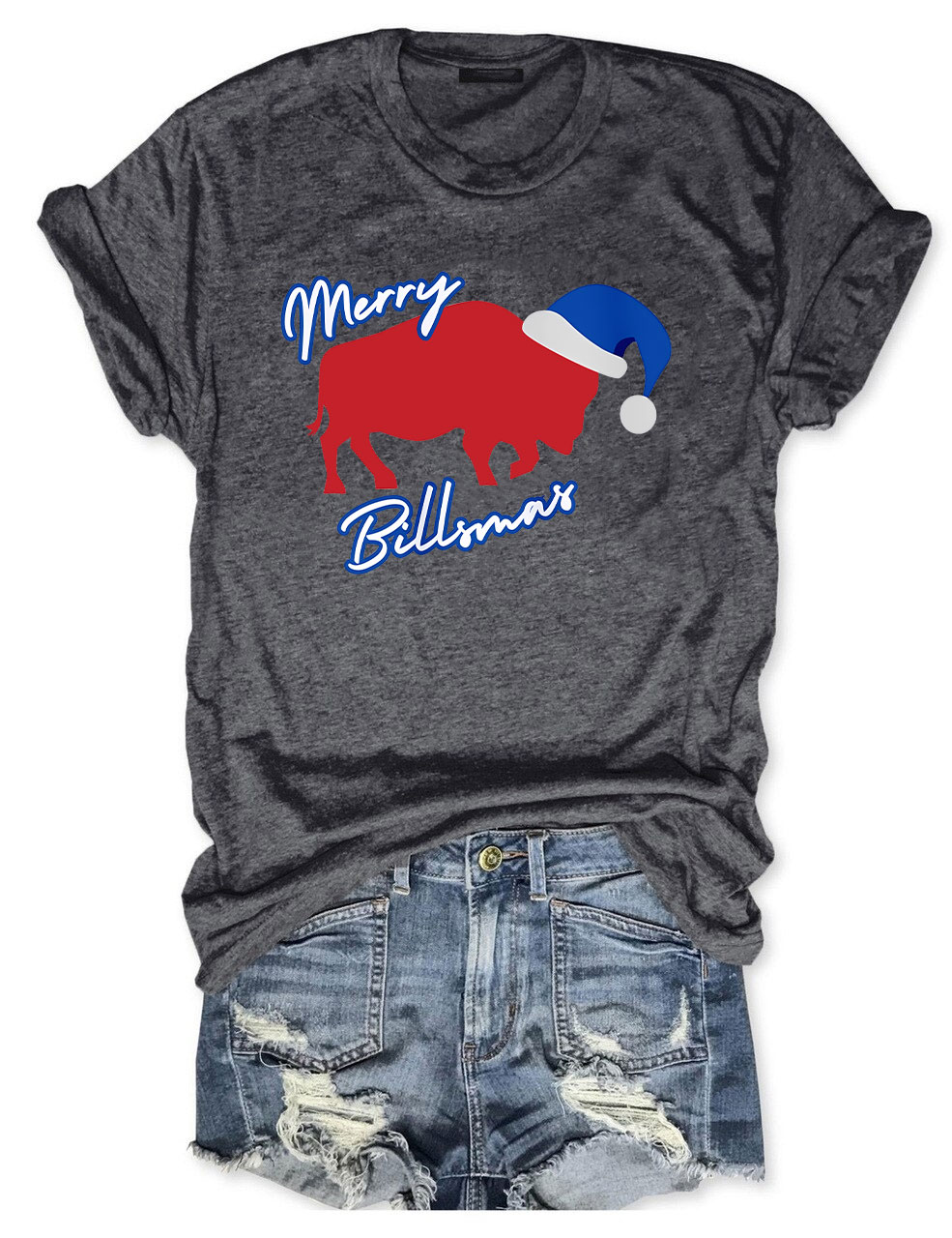 MERRY BILLSMAS Buffalo Bills T-Shirt