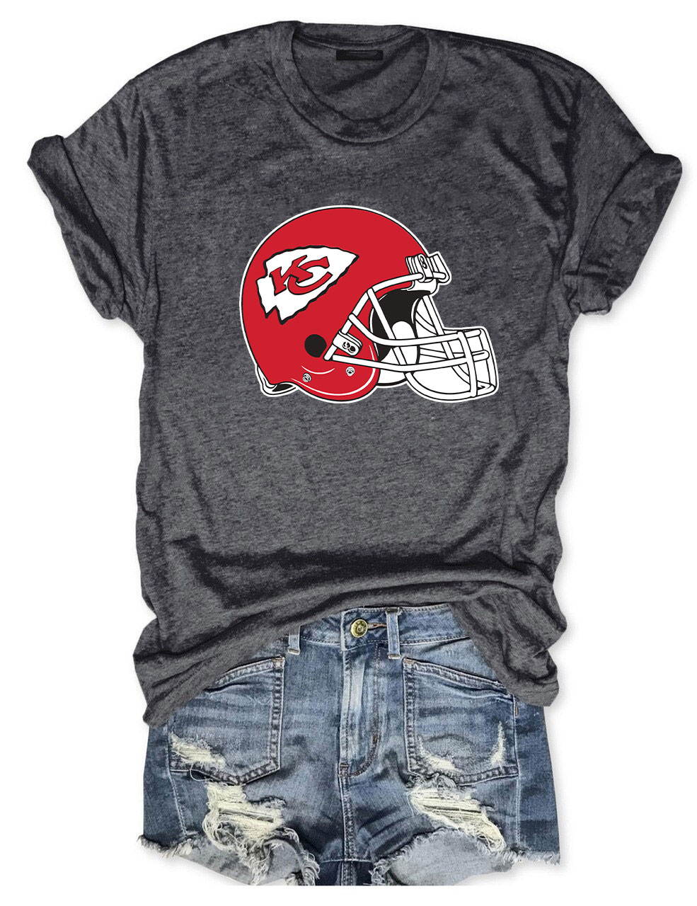 Chiefs Helmet Football T-Shirt