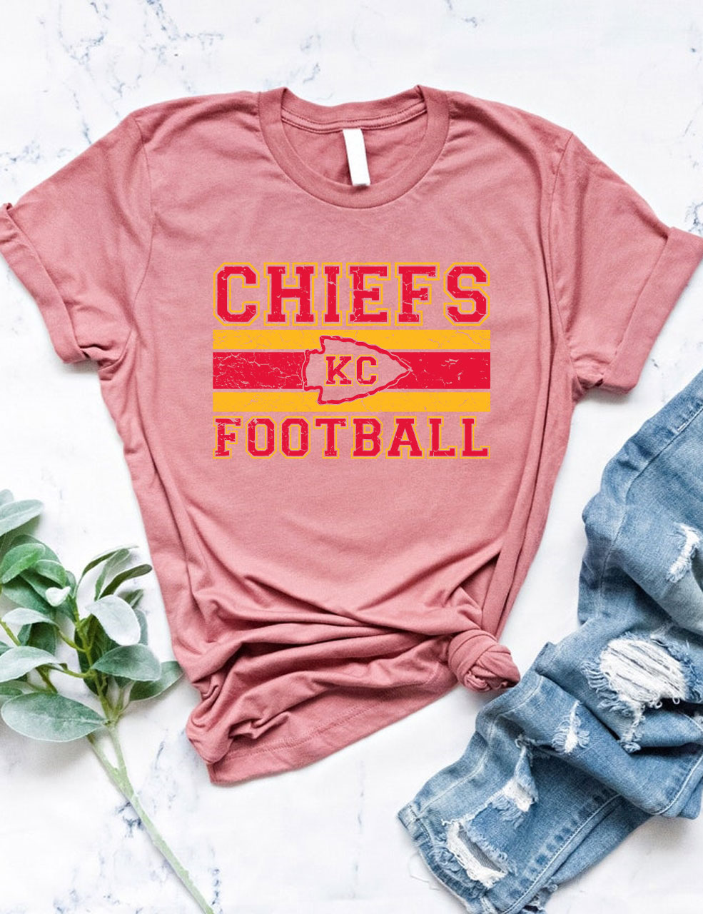 Vintage Chiefs Football T-Shirt