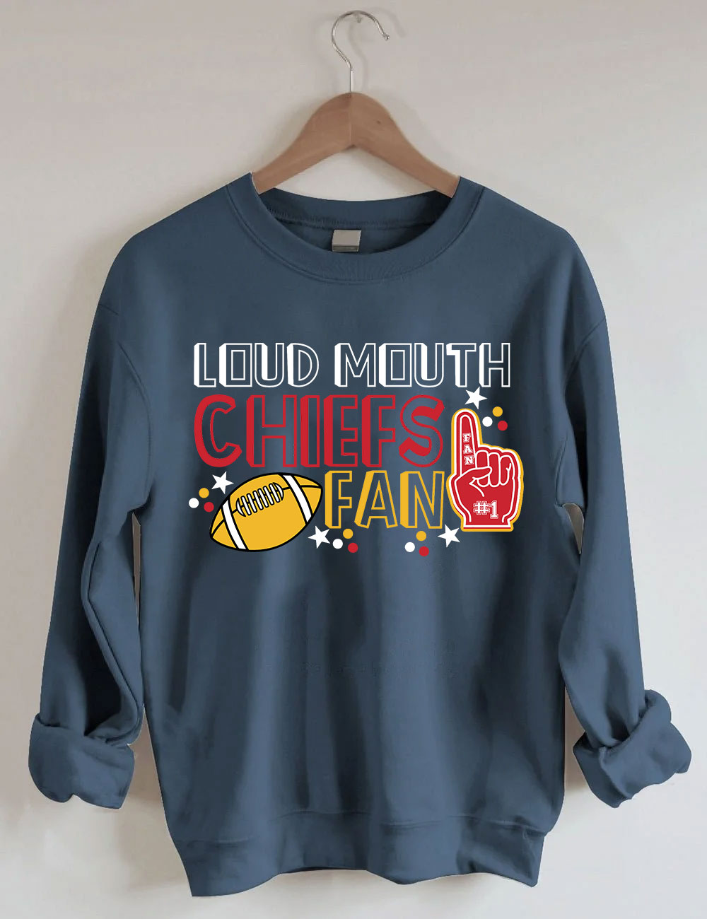 Loud Mouth Chiefs Fan Football Sweatshirt