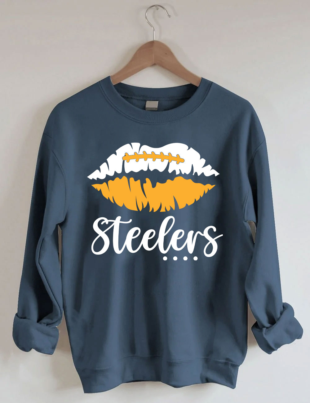 Pittsburgh Steelers Lips Football Sweatshirt