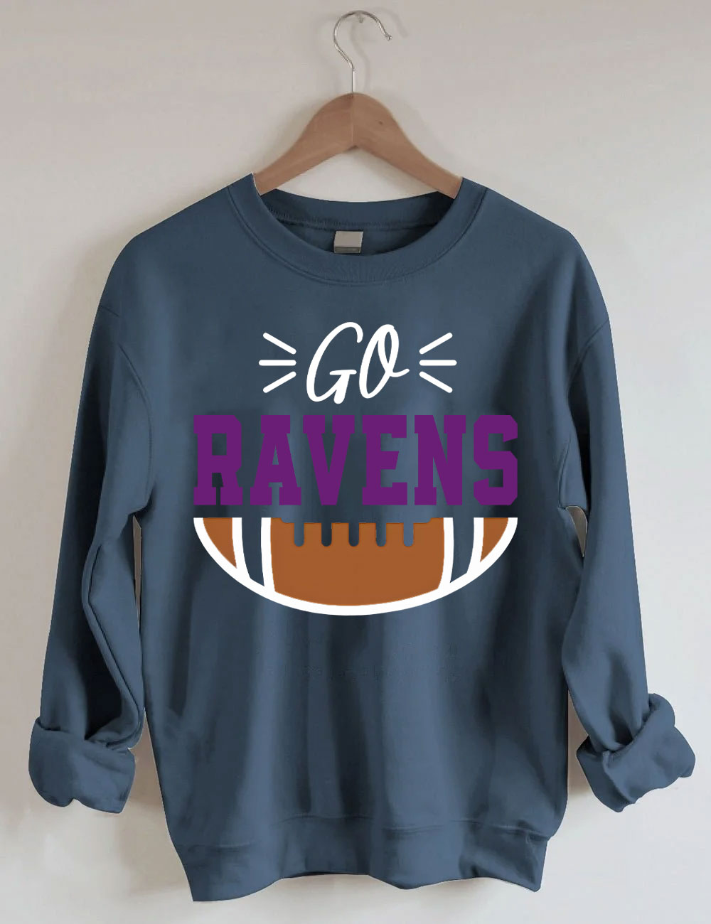 Go Ravens Football Sweatshirt
