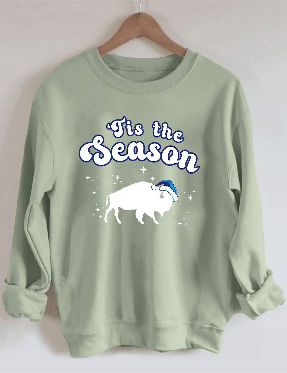 Funny Buffalo Christmas Sweatshirt