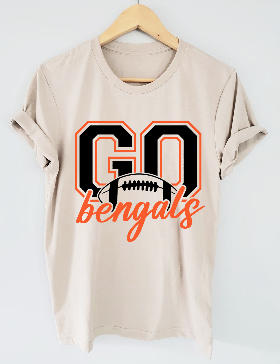 Go Bengals Football T-Shirt