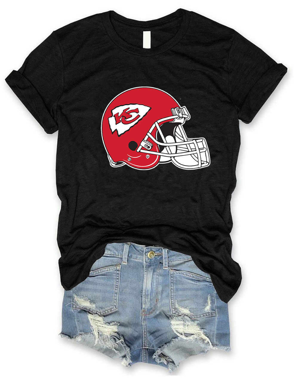 Chiefs Helmet Football T-Shirt