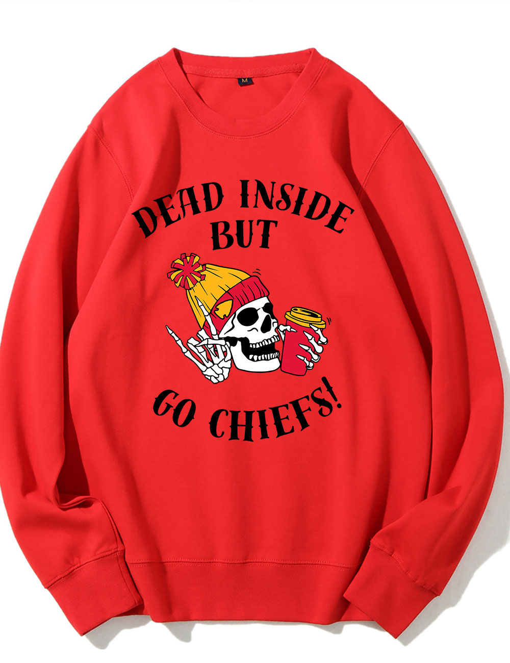 Dead Inside But Go Chiefs Kansas City Football Sweatshirt