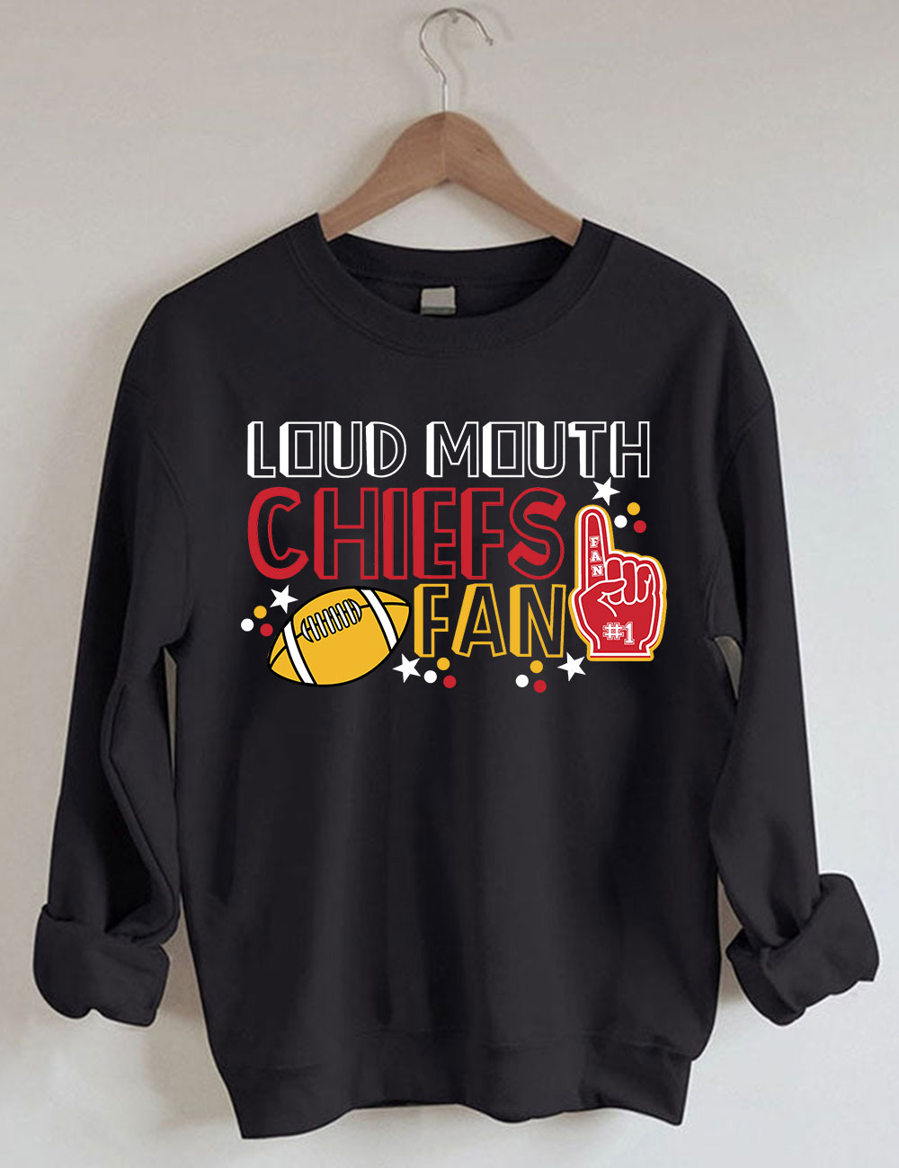 Loud Mouth Chiefs Fan Football Sweatshirt