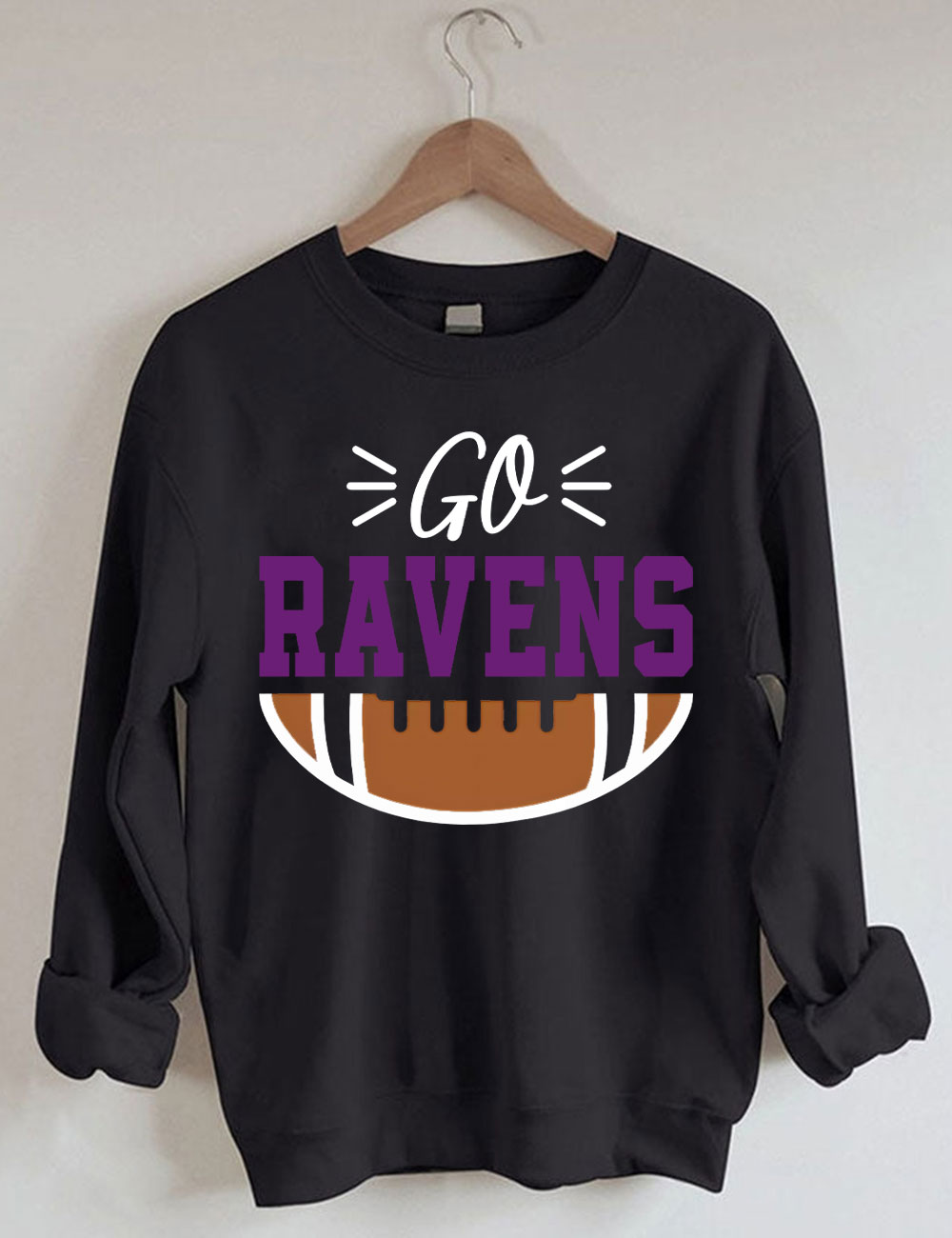Go Ravens Football Sweatshirt