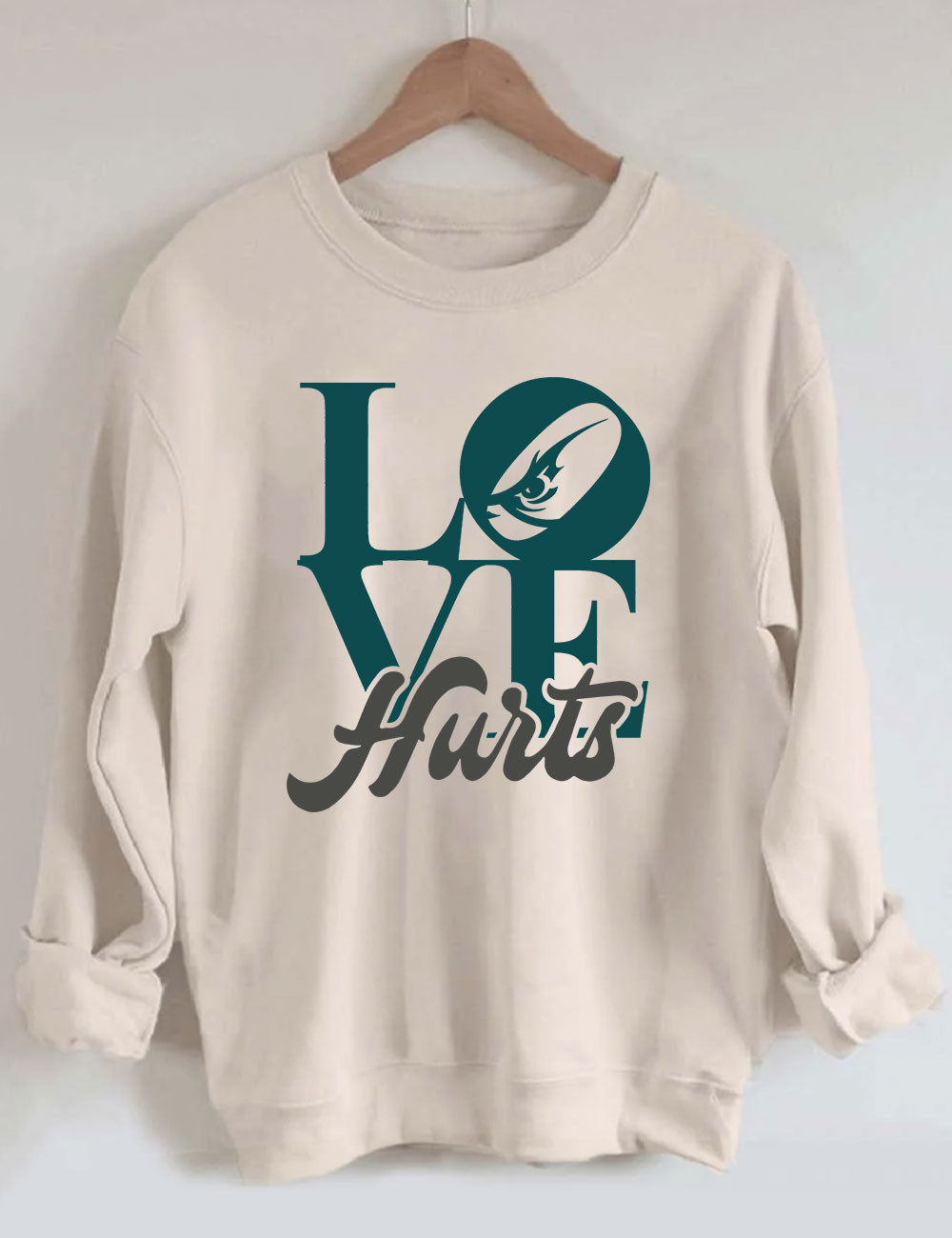 Love Hurts Philly Football Sweatshirt