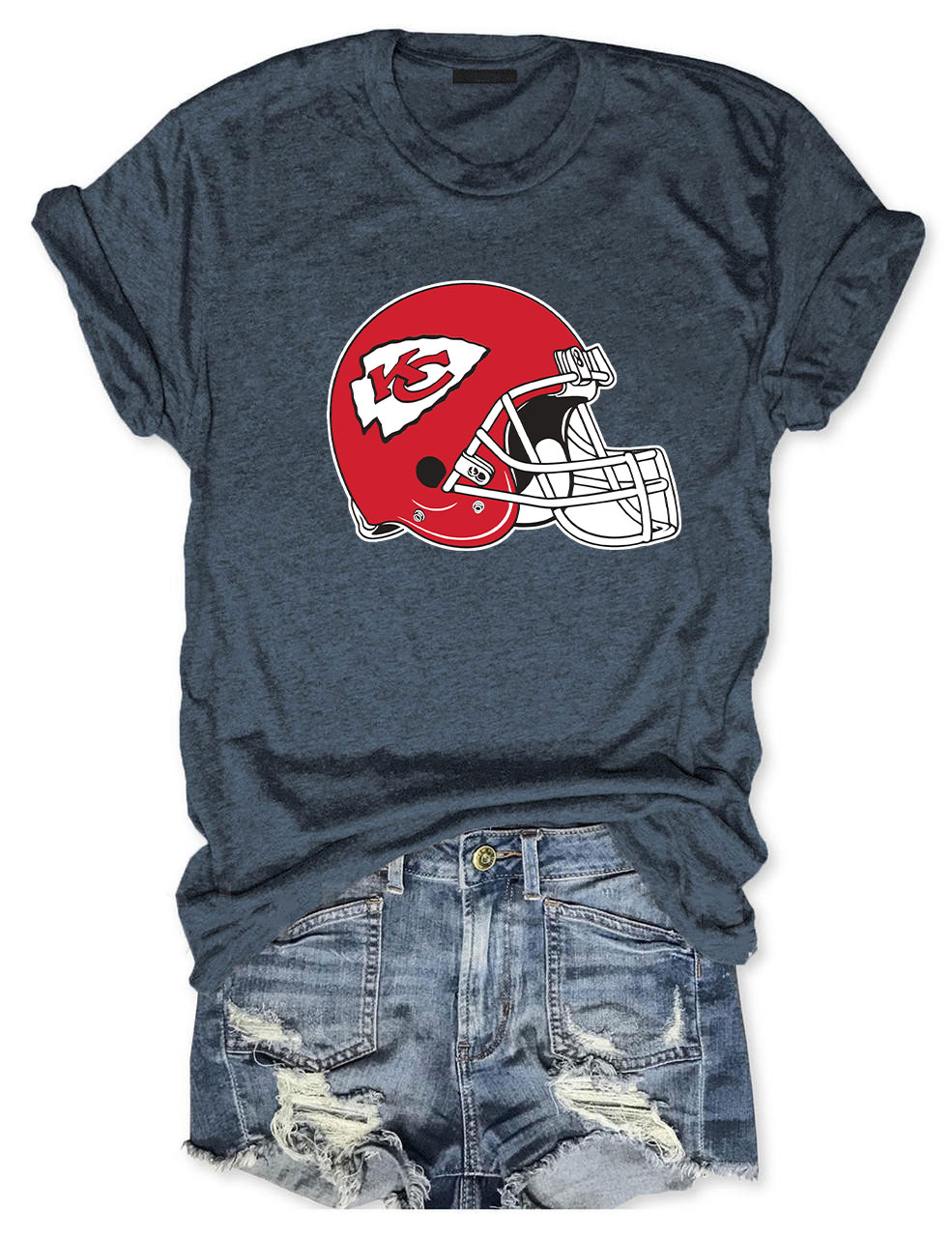 Chiefs Helmet Football T-Shirt