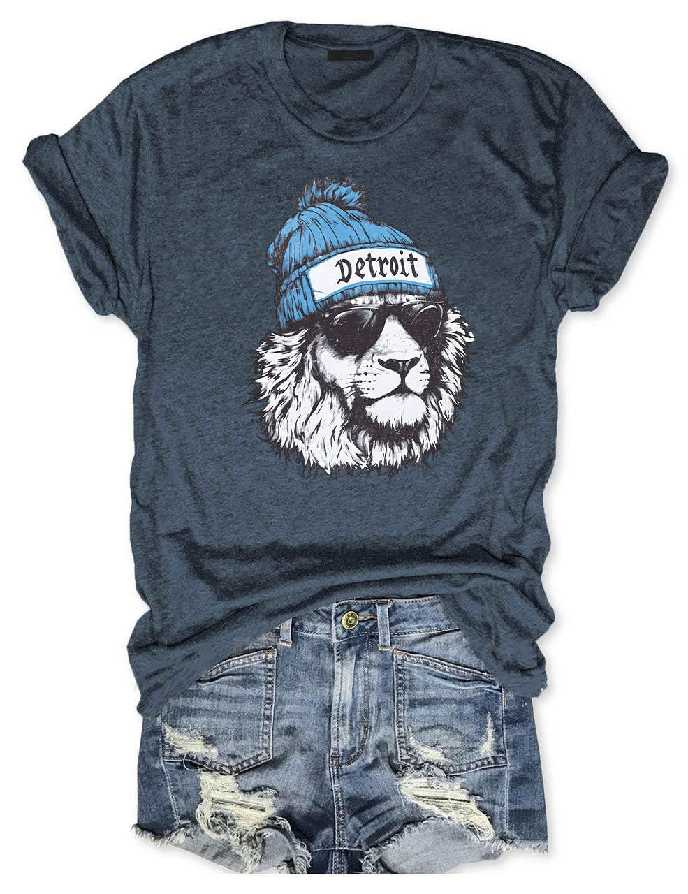 Trendy Game Day Detroit Football T-Shirt