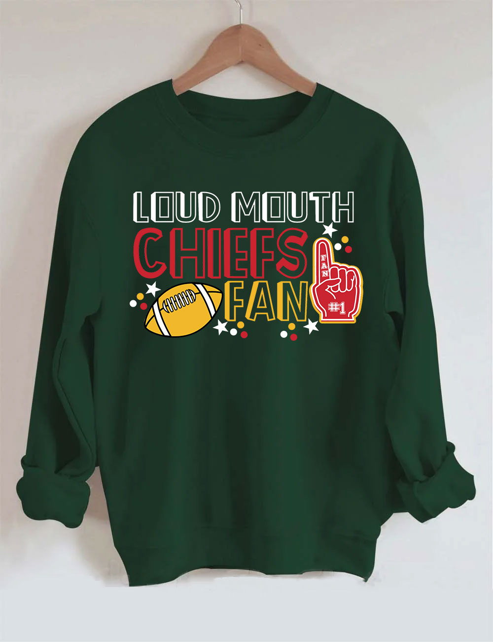 Loud Mouth Chiefs Fan Football Sweatshirt