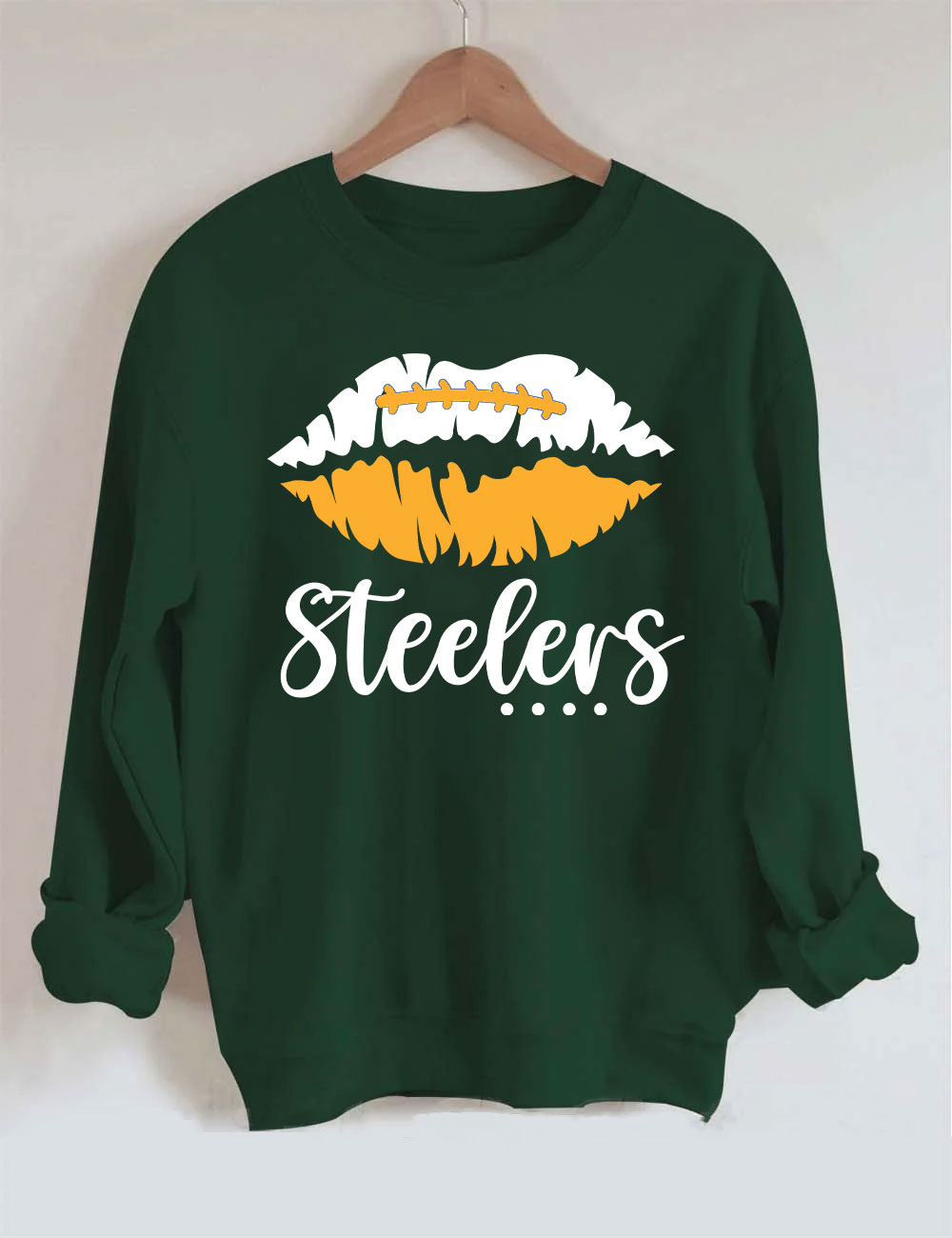 Pittsburgh Steelers Lips Football Sweatshirt