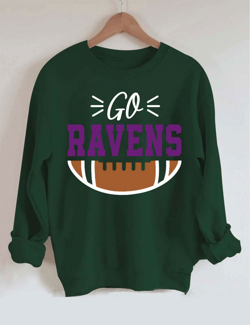 Go Ravens Football Sweatshirt