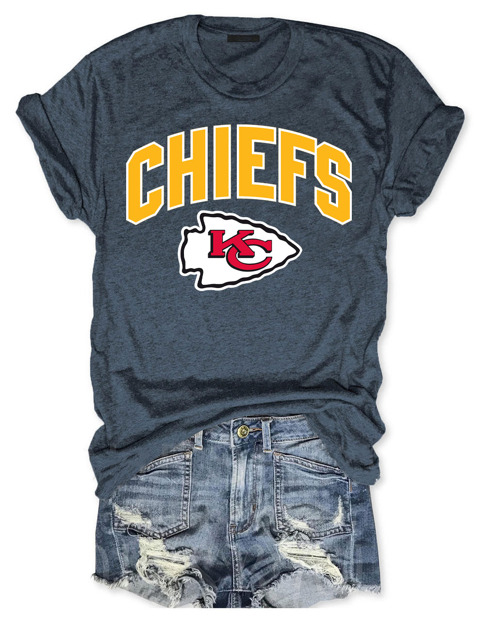 Retro Kansas City Chiefs Football T-Shirt
