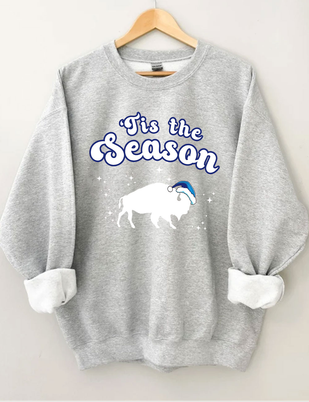 Funny Buffalo Christmas Sweatshirt