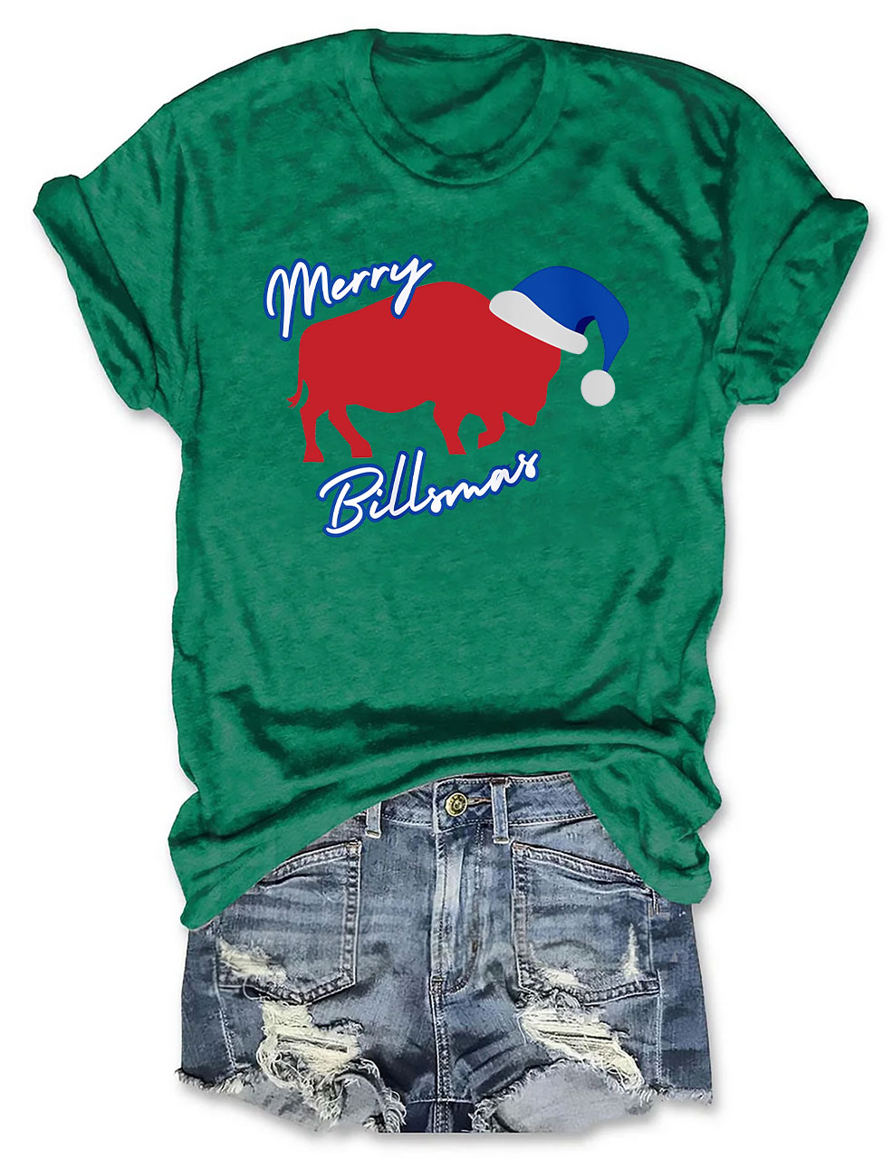 MERRY BILLSMAS Buffalo Bills T-Shirt