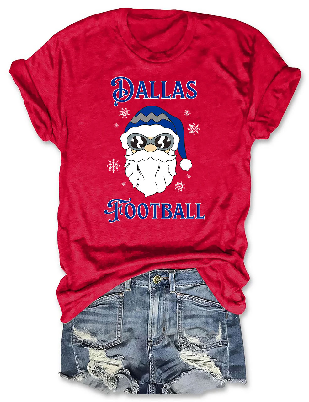 Christmas Dallas Football T-Shirt
