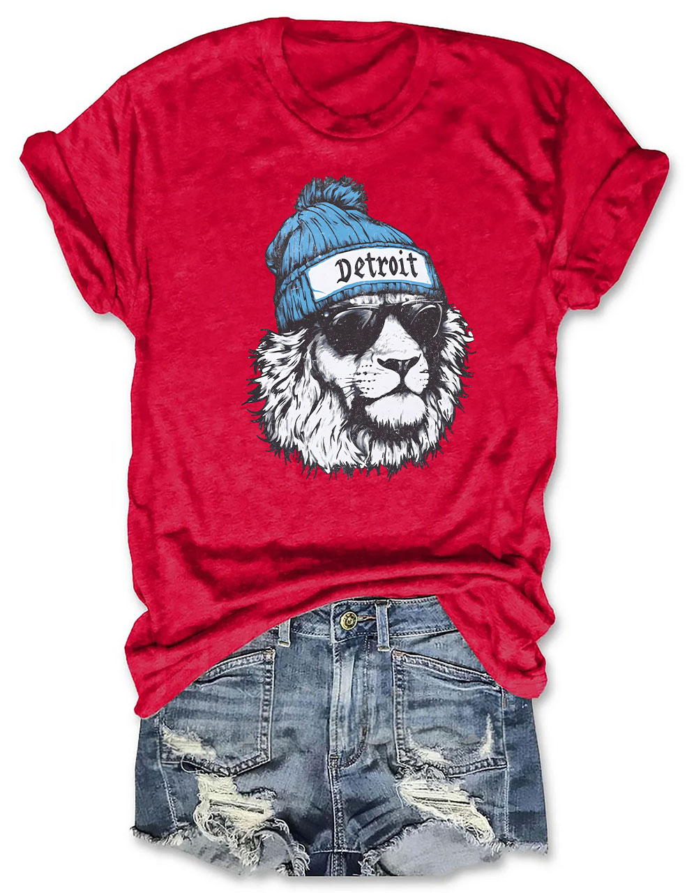 Trendy Game Day Detroit Football T-Shirt