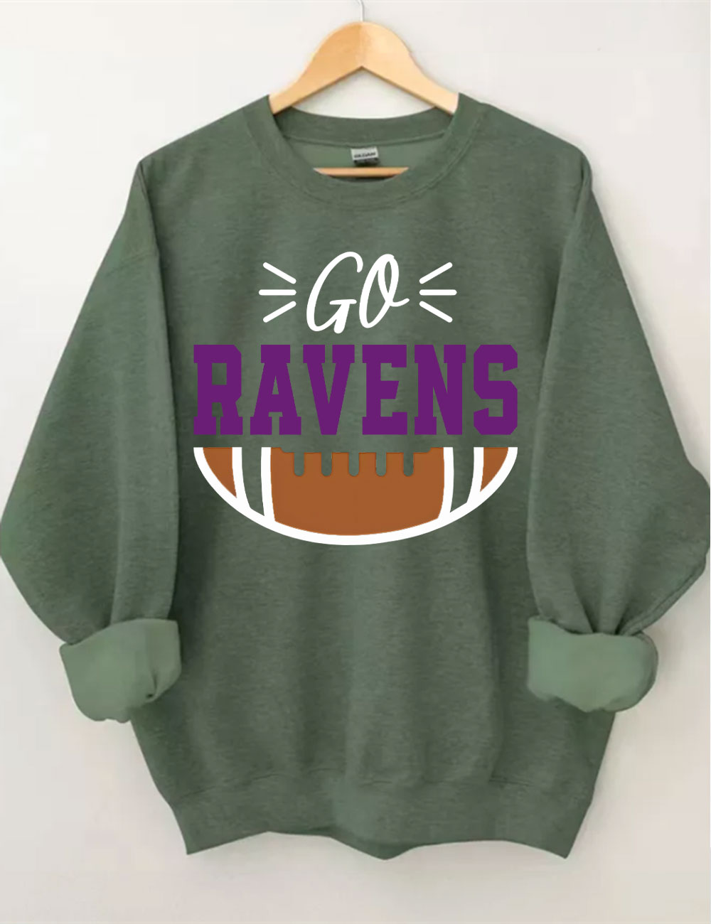 Go Ravens Football Sweatshirt