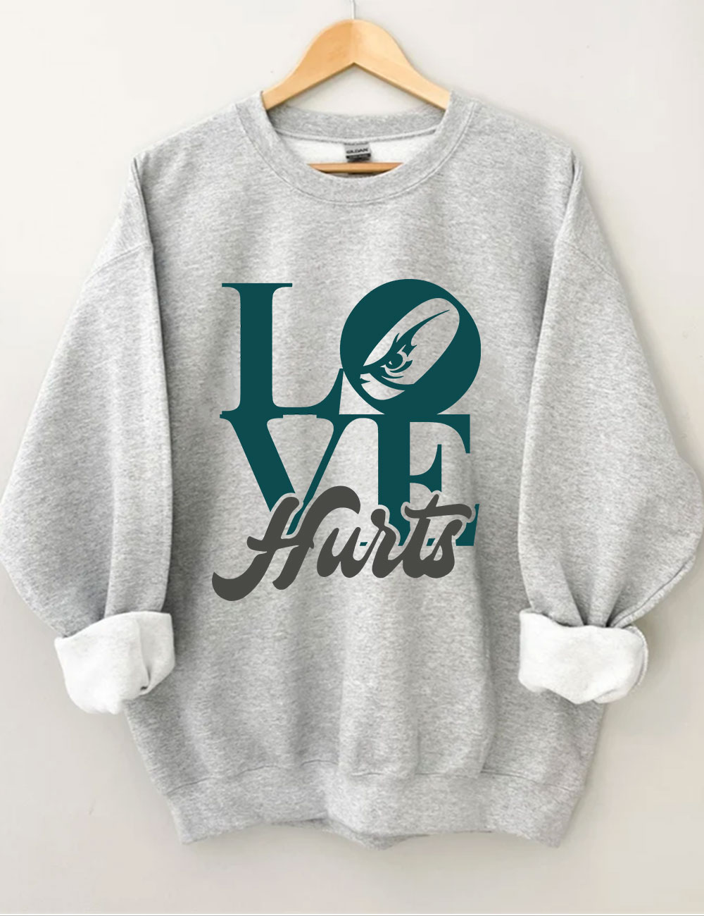 Love Hurts Philly Football Sweatshirt