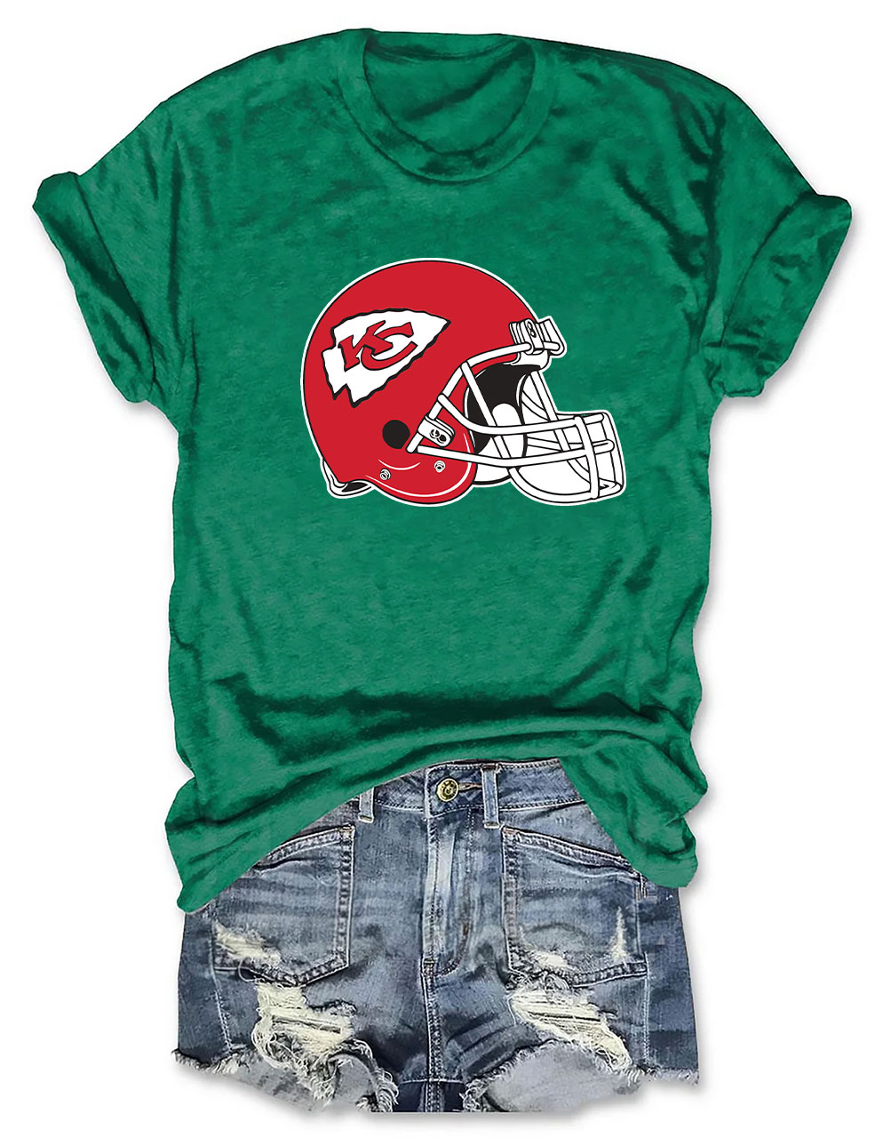 Chiefs Helmet Football T-Shirt