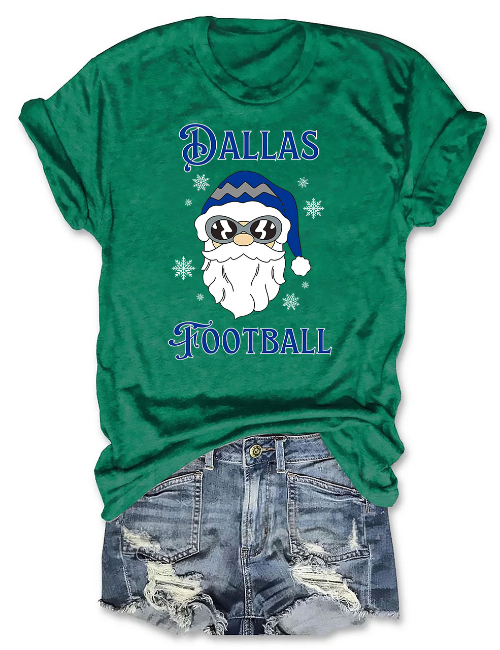 Christmas Dallas Football T-Shirt