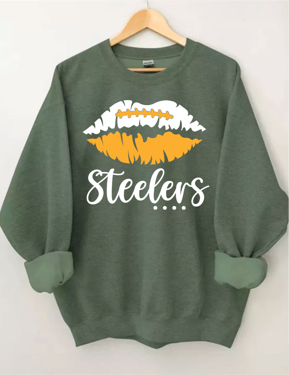 Pittsburgh Steelers Lips Football Sweatshirt