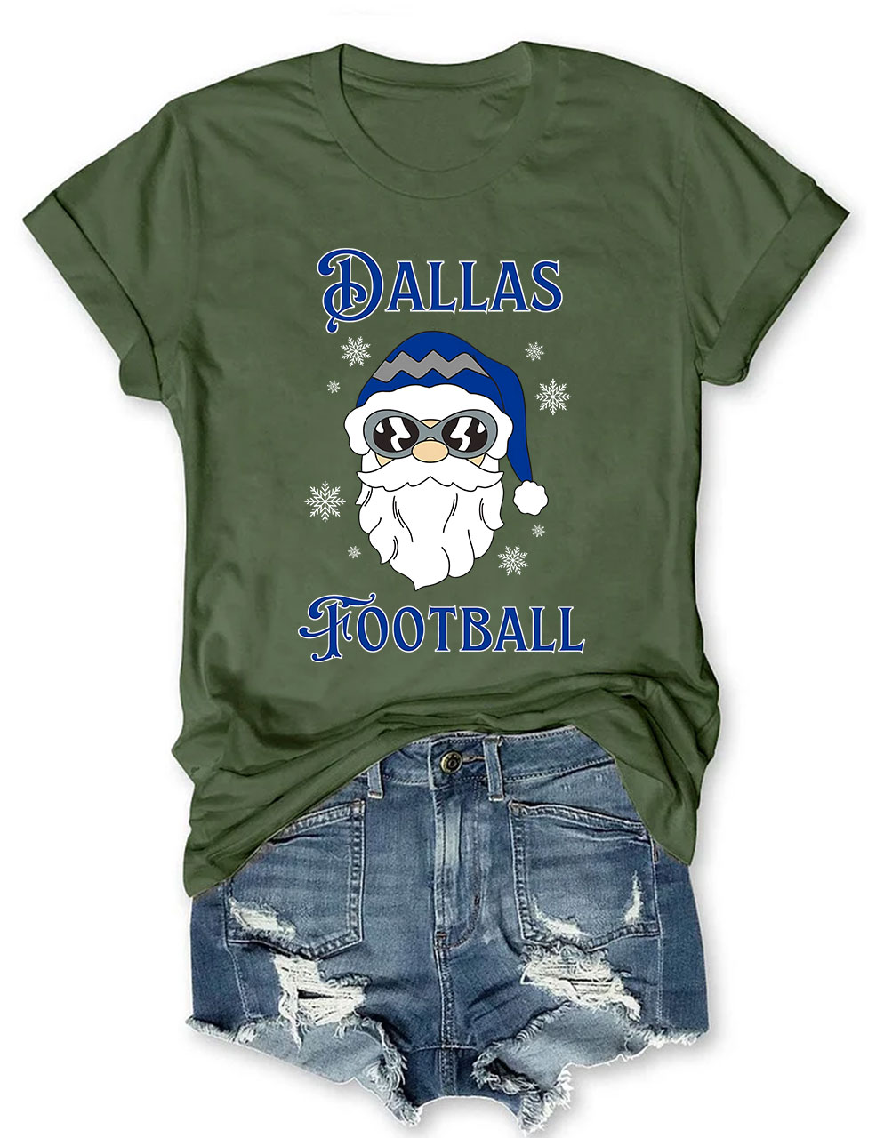 Christmas Dallas Football T-Shirt