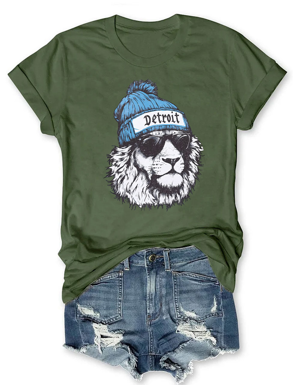 Trendy Game Day Detroit Football T-Shirt