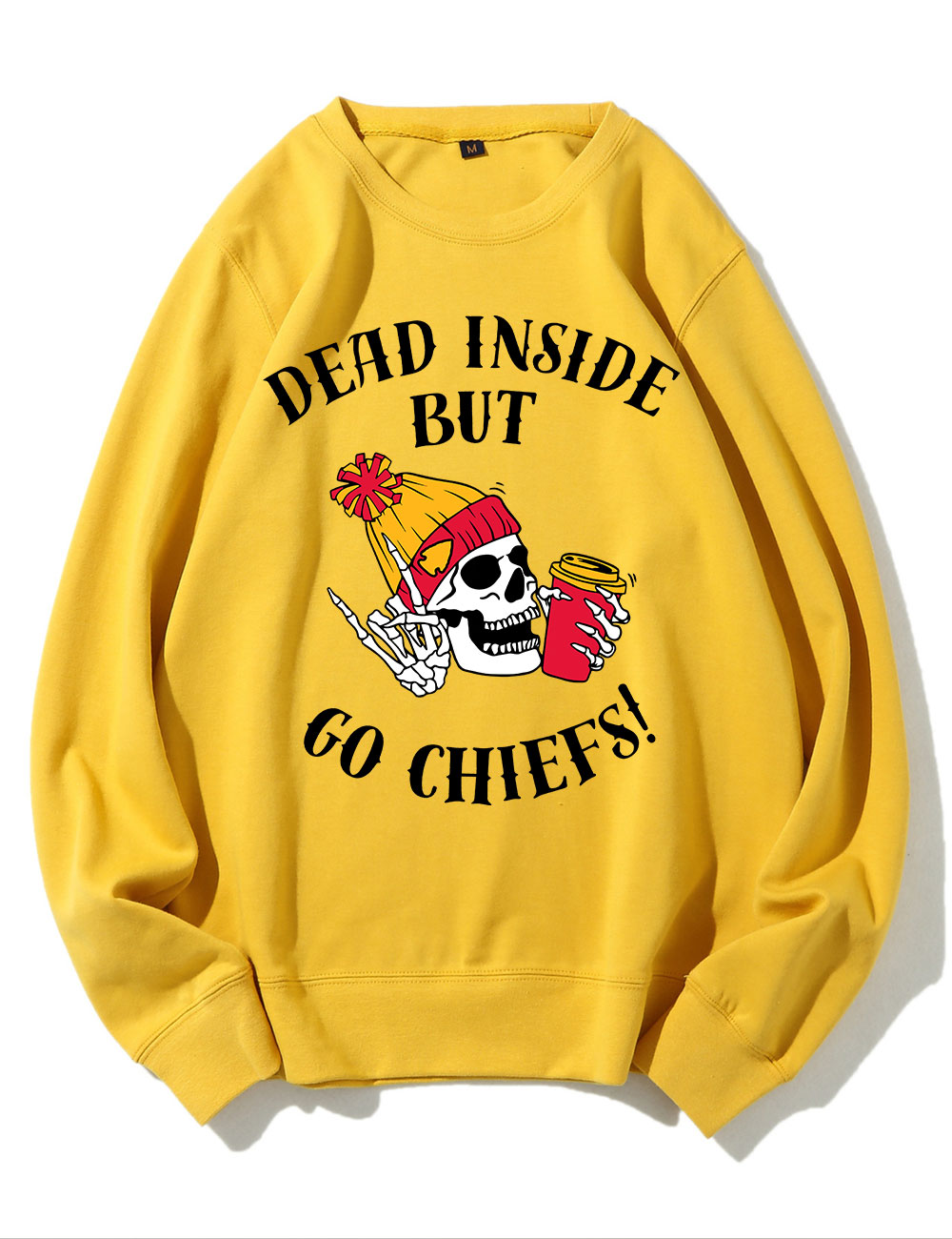 Dead Inside But Go Chiefs Kansas City Football Sweatshirt
