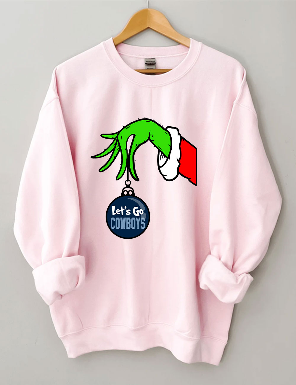 Grinch Cowboys Christmas Sweatshirt