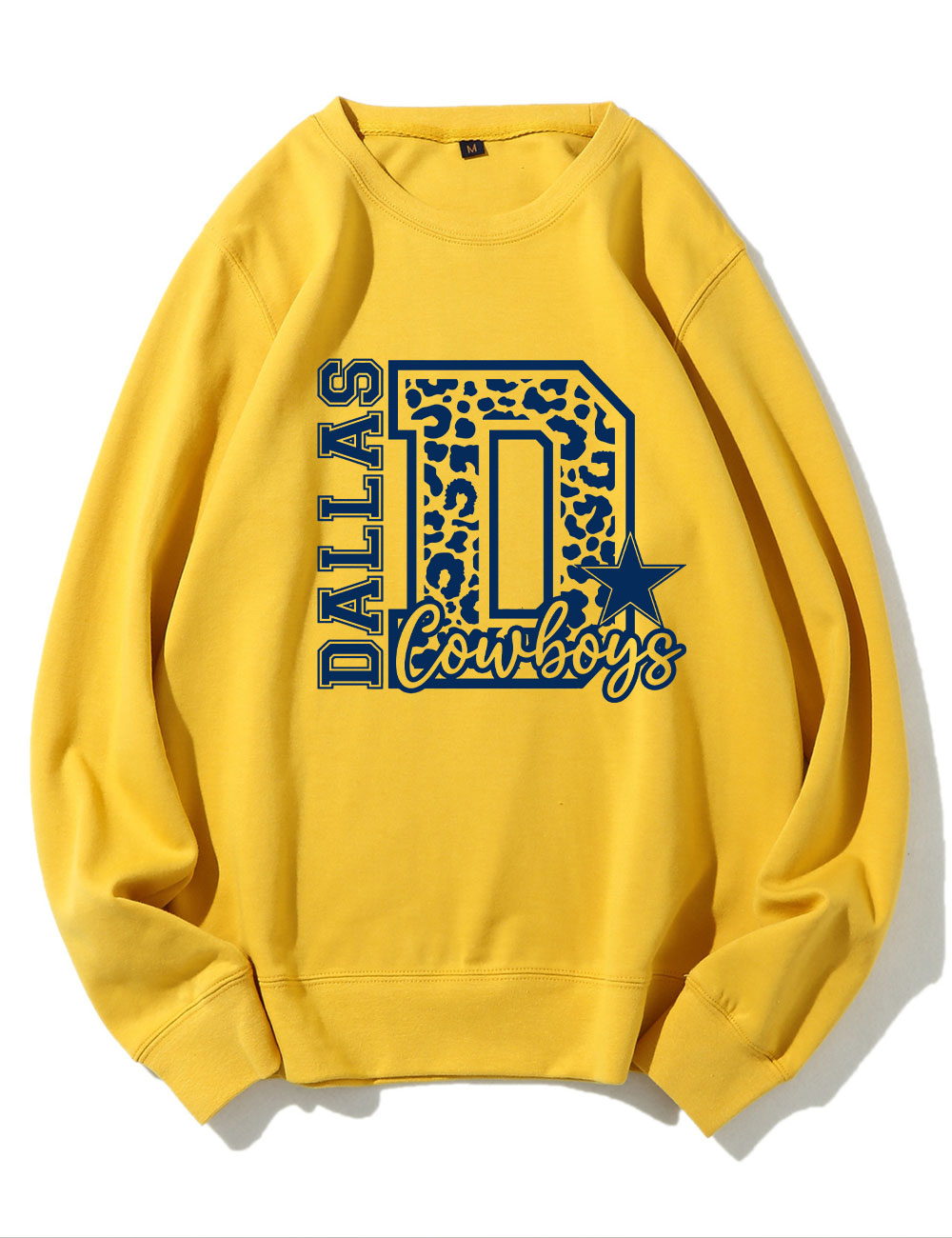 Leopard Cowboys Star Football Sweatshirt