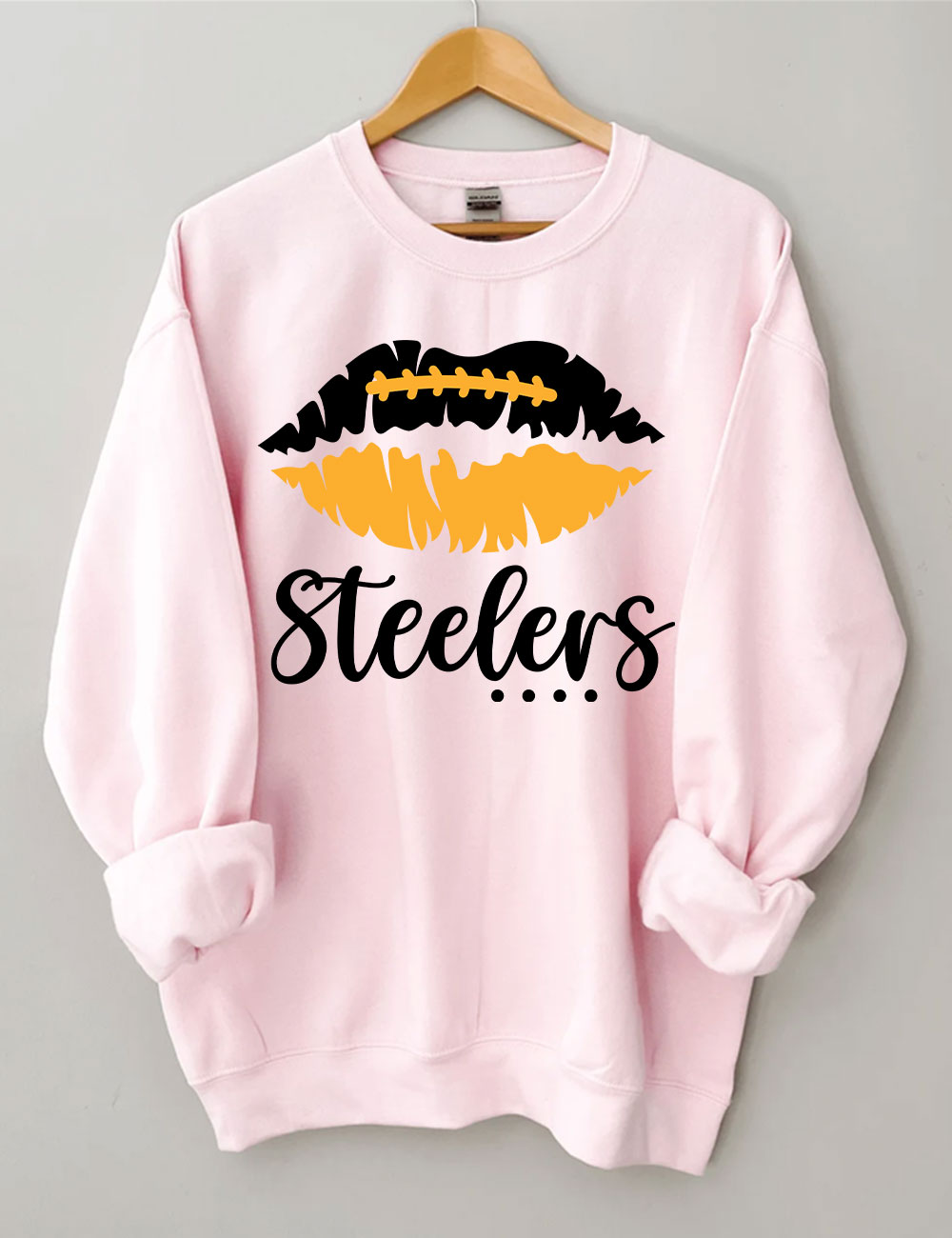 Pittsburgh Steelers Lips Football Sweatshirt