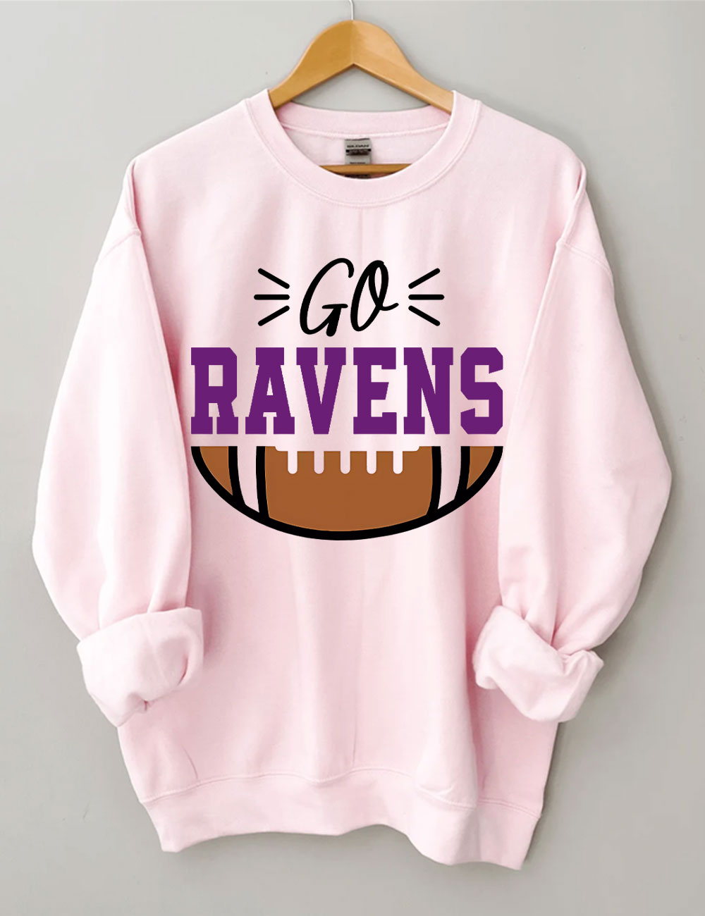 Go Ravens Football Sweatshirt