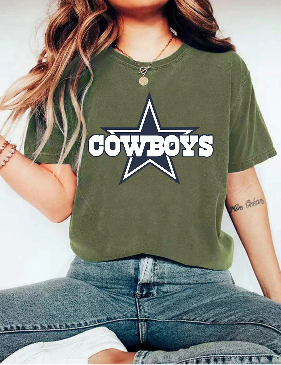 Dallas Cowboys Football Customized Name And Number T-shirt