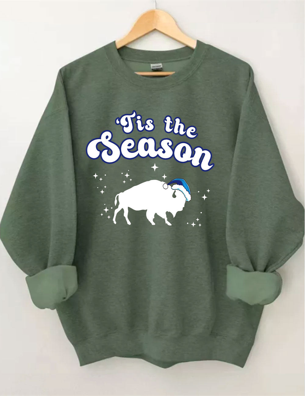 Funny Buffalo Christmas Sweatshirt