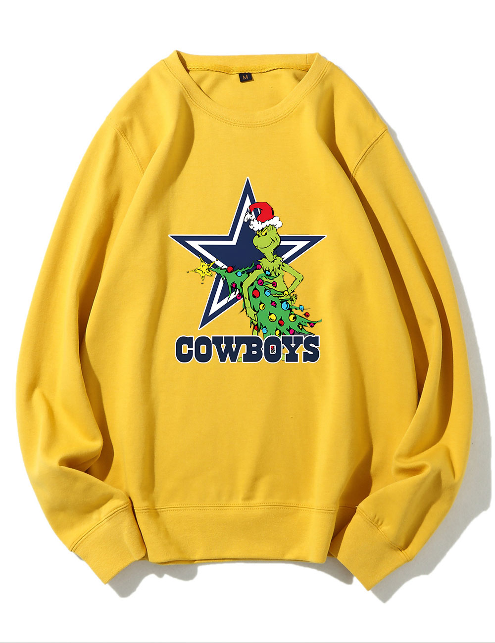 Grinch Love Cowboys Dallas Christmas Football Sweatshirt