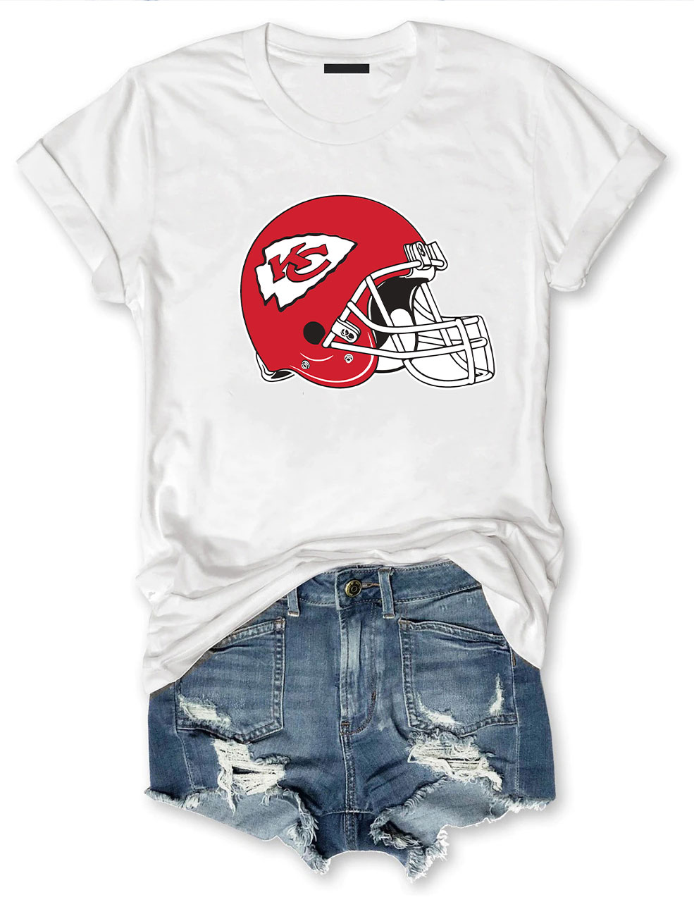 Chiefs Helmet Football T-Shirt