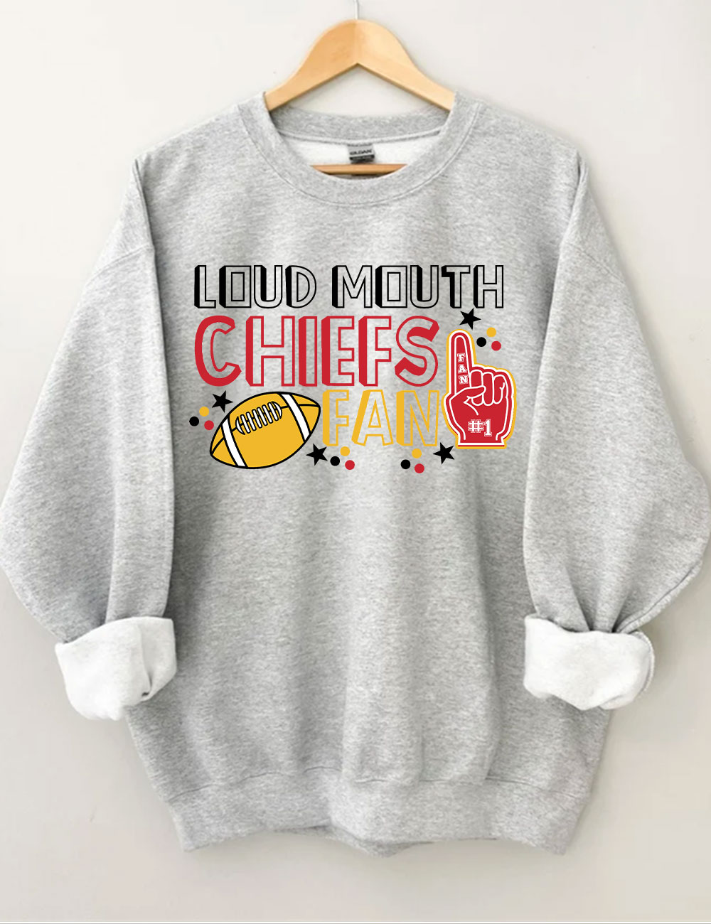 Loud Mouth Chiefs Fan Football Sweatshirt