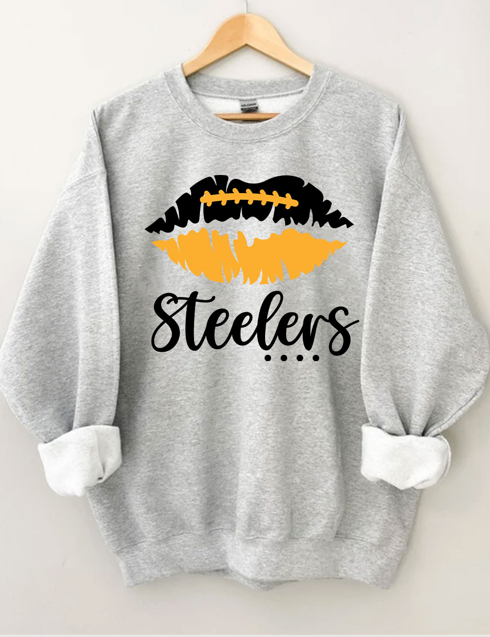 Pittsburgh Steelers Lips Football Sweatshirt